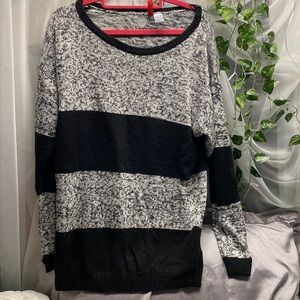 Long knit sweater